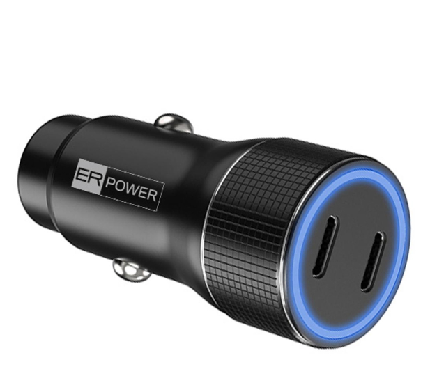 ER POWER ładowarka samochodowa 40W USB-C PD + QC 3.0 - 1269922 - zdjęcie